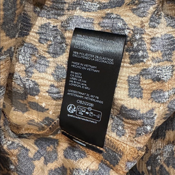 NWOT FREE PEOPLE Foolish Heart Printed Midi Dress Natural Combo Sz S - Picture 5 of 9